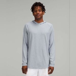 lululemo Light Blue License to Train Hooded Long Sleeve XL EUC